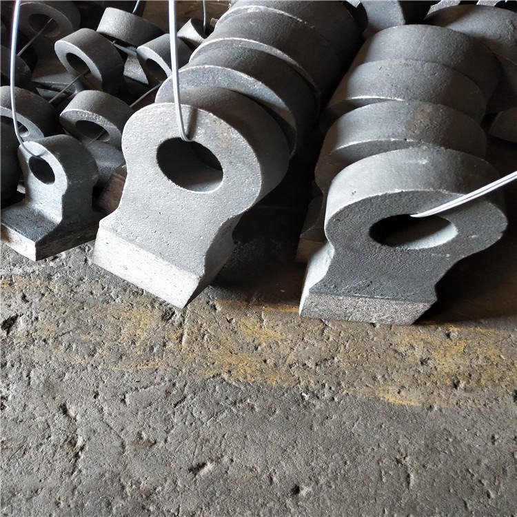 双复合破机锤头 小型锤头打砂机 锤式石机板锤  烨尊