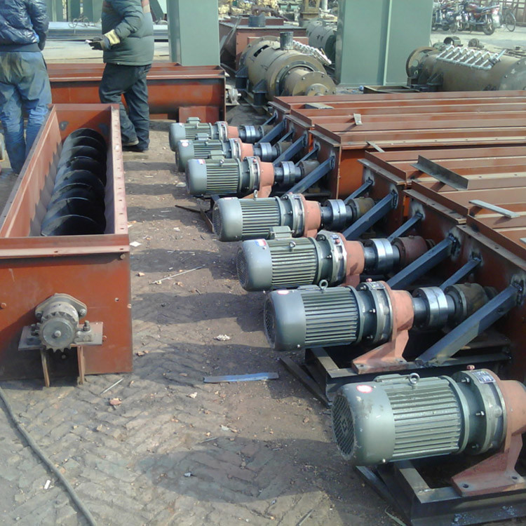 收粮绞龙上料机 倾斜式U型无轴给料设备 沃达 螺旋输送机