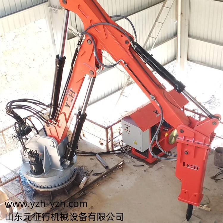 元征行固定式砂石破机 矿山机械 耐磨静音冲击力强