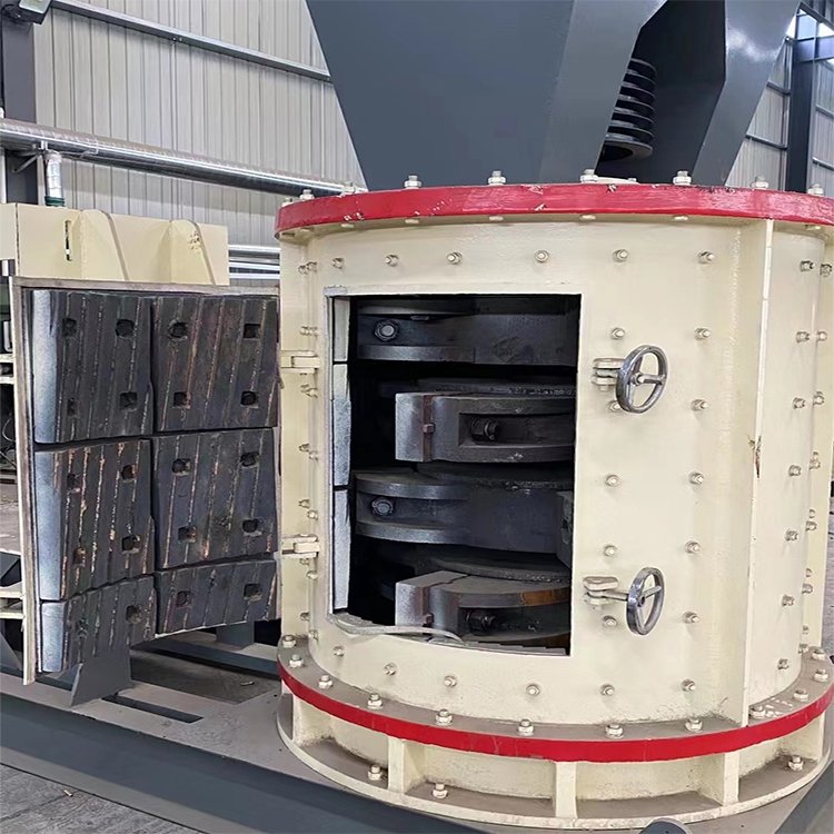 立轴式河卵石制砂机 岩石料打砂机 石料制砂生产线 煊力隆机械