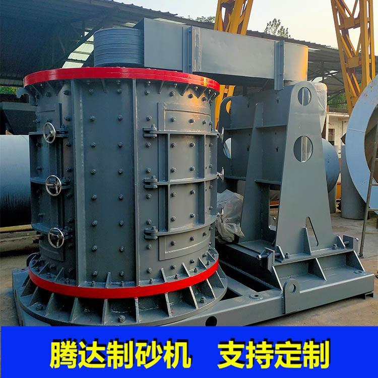 腾达定制立式河卵石制砂机械 新型石灰石立轴制砂机 矿石破机