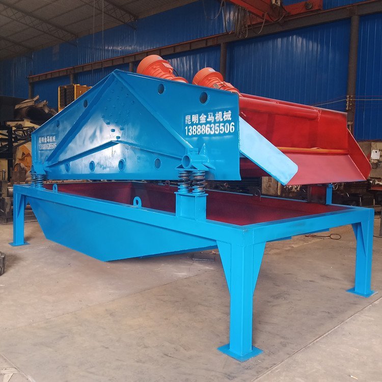 高频震动脱水筛厂家 金马牌单层矿浆 高岭土振动筛分 金马机械