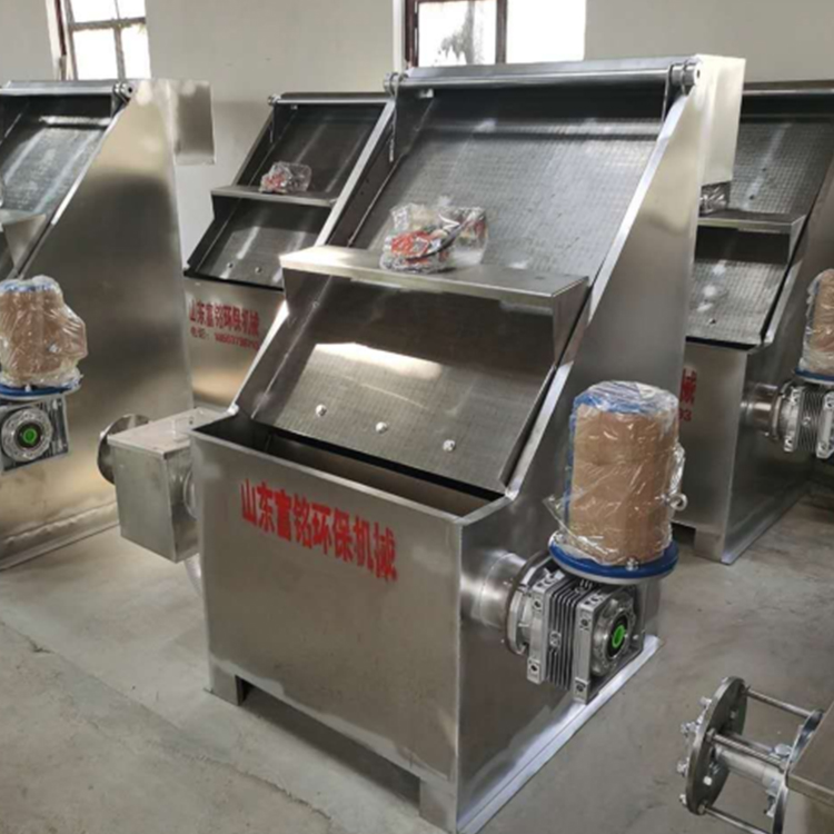 斜筛式干湿分离机 鸡粪固液分机 养殖场粪水专用脱水设备