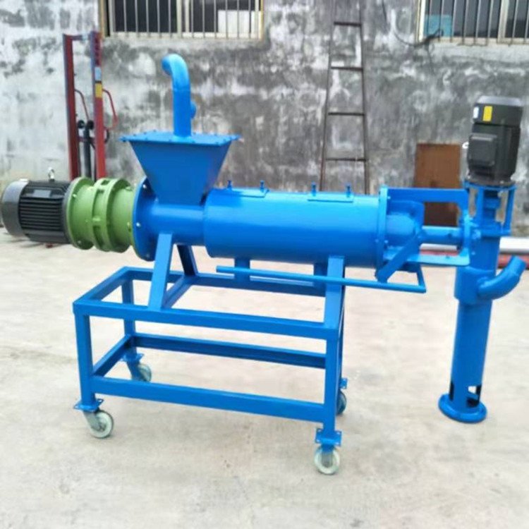 粪便干湿分离机 养殖场固液脱水机 全自动不锈钢 处理量大出粪干