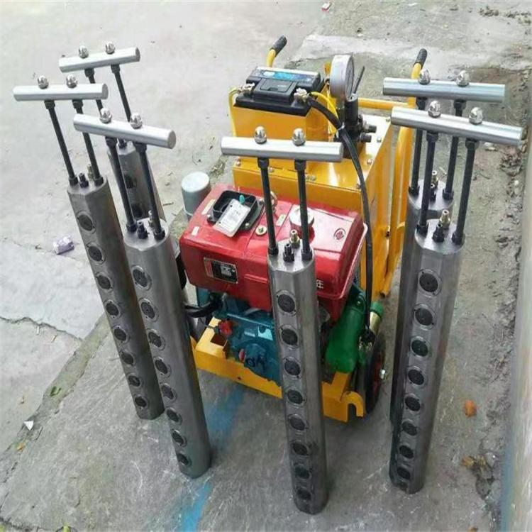 岩石隧道开采劈裂设备 无声静态爆破劈裂棒 矿山液压劈裂机