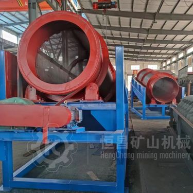 厂家可定制无轴有轴圆筒筛砂机 全自动水洗猪笼筛 沙石场用分离机