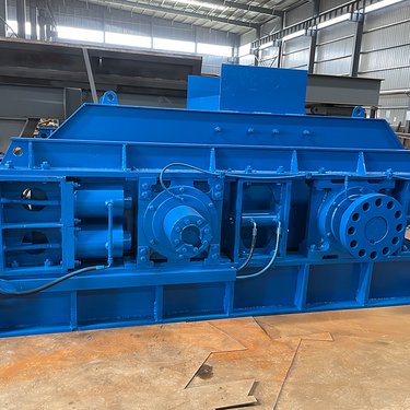 建筑垃圾环保型对辊破碎机 双辊式碎石机 煊力隆机械