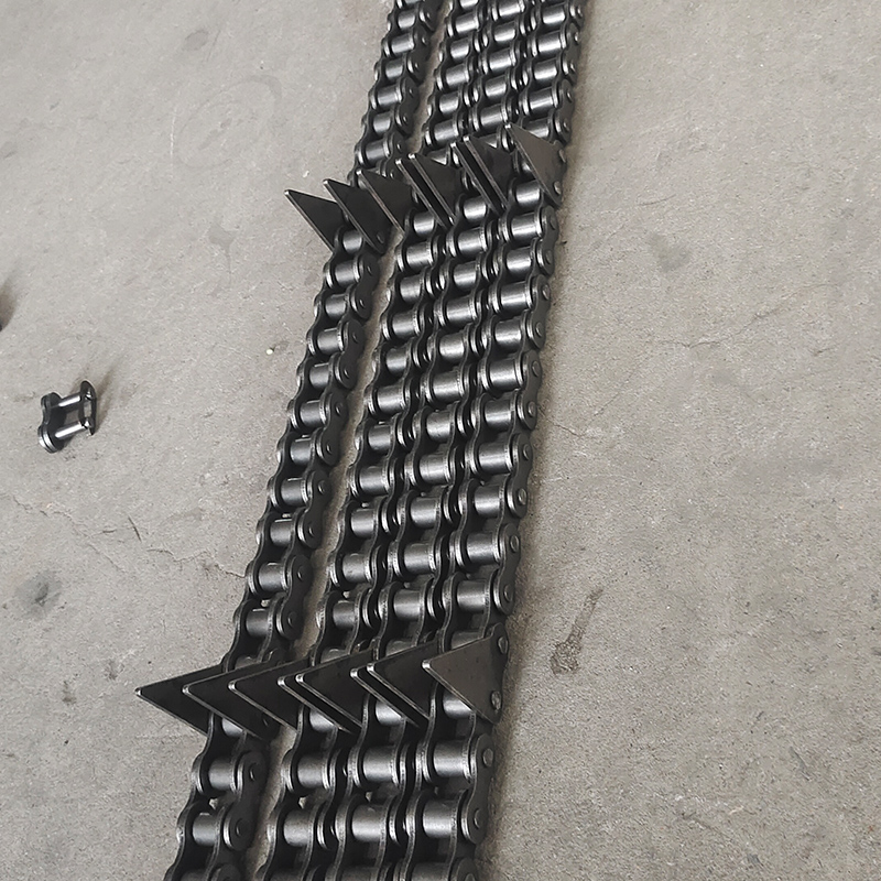 不锈钢尖齿链条 木工机械4分5分6分1寸08B10A12A16A20A尖刀链 条