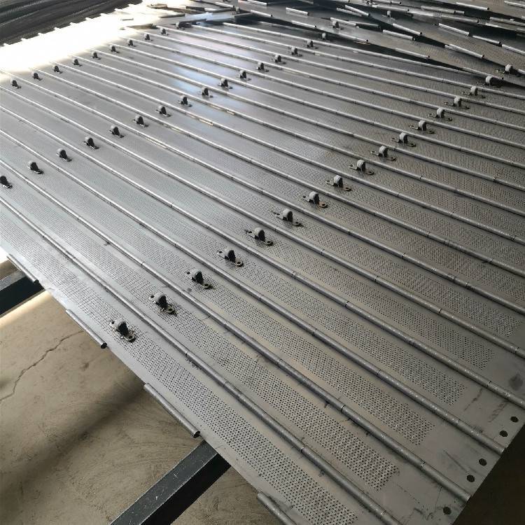 木箱托盘链板输送机 重型链式传送带 扣板输送链板