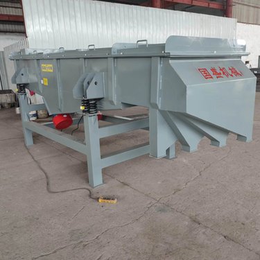 直线振动筛 粉粒物流筛选和分级 国盛 大产量沙子石过滤震动筛 定制