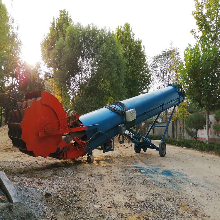 850方砂石装车机 斗轮取料机流量 散料装车输送机厂家