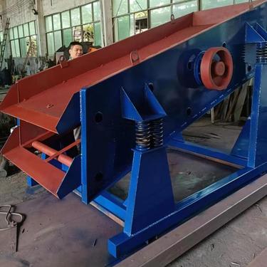 轻型直线振动筛选机 煤炭石料建筑垃圾震动筛 沙石泥土分离设备 华昌