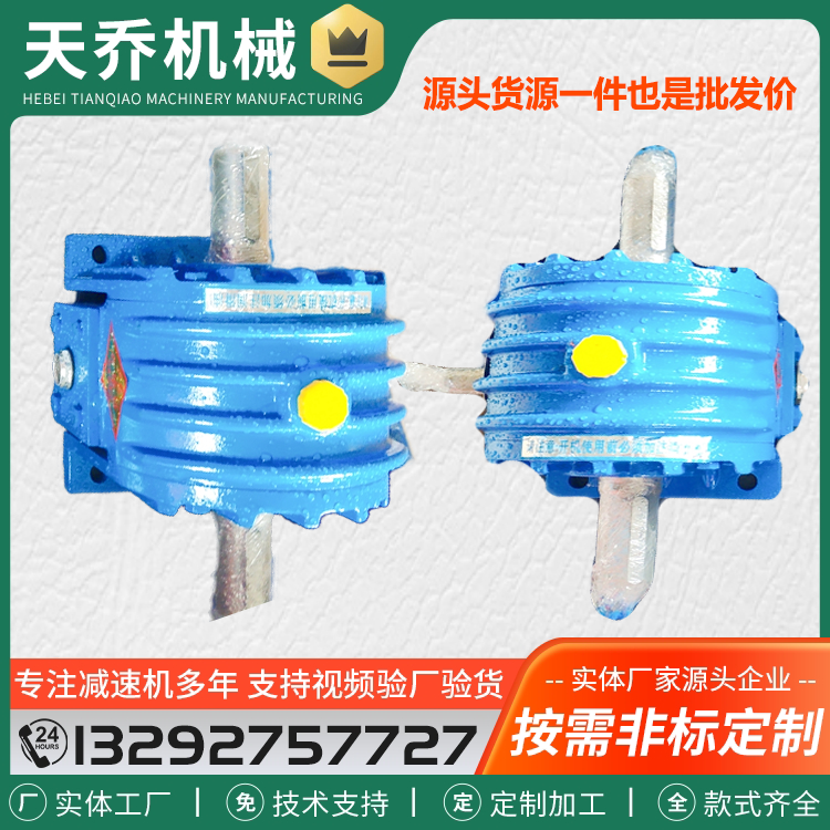 天乔机械CW系列蜗轮蜗杆减速机 带自锁铜涡轮圆弧齿减速器