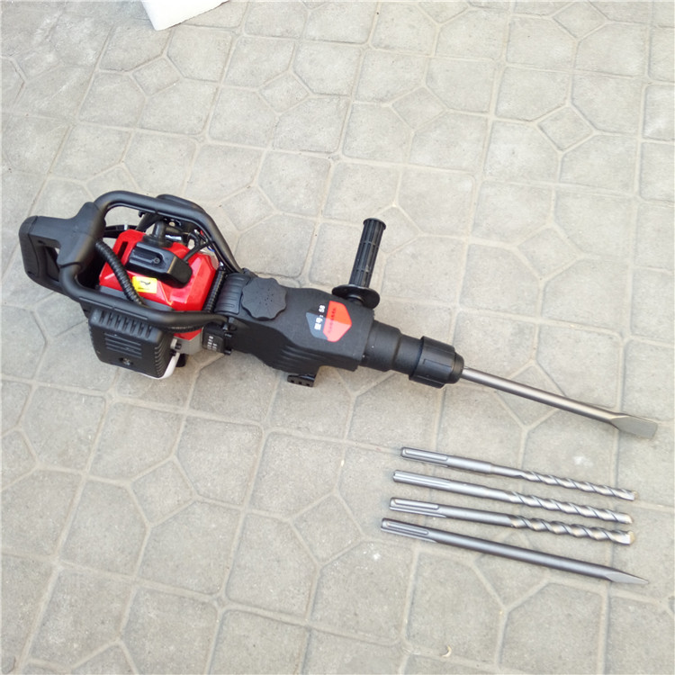 宏德 四冲程手提式挖树机 九件套汽油镐 小型道路修建凿岩破镐