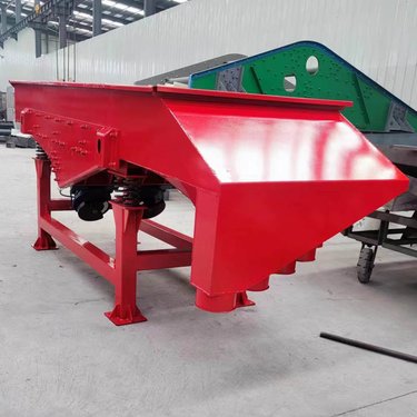 筛分木粉用单层直线振动筛分机 效率高 产量大 重量轻 寿命长 鑫工智能