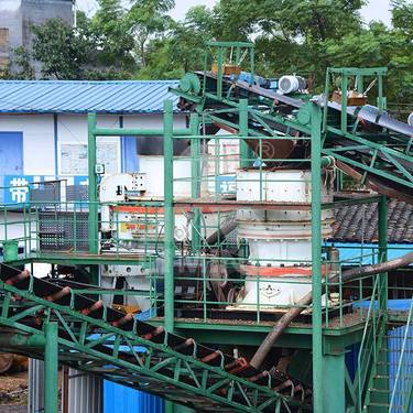 花岗岩打沙机 时产500吨玄武岩复合型圆锥破碎机图片