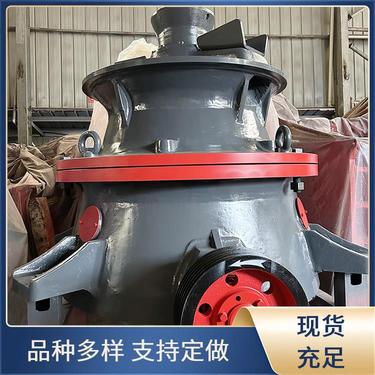 将物料经过中碎后圆锥破碎机构造图结构简单稳定自动控制