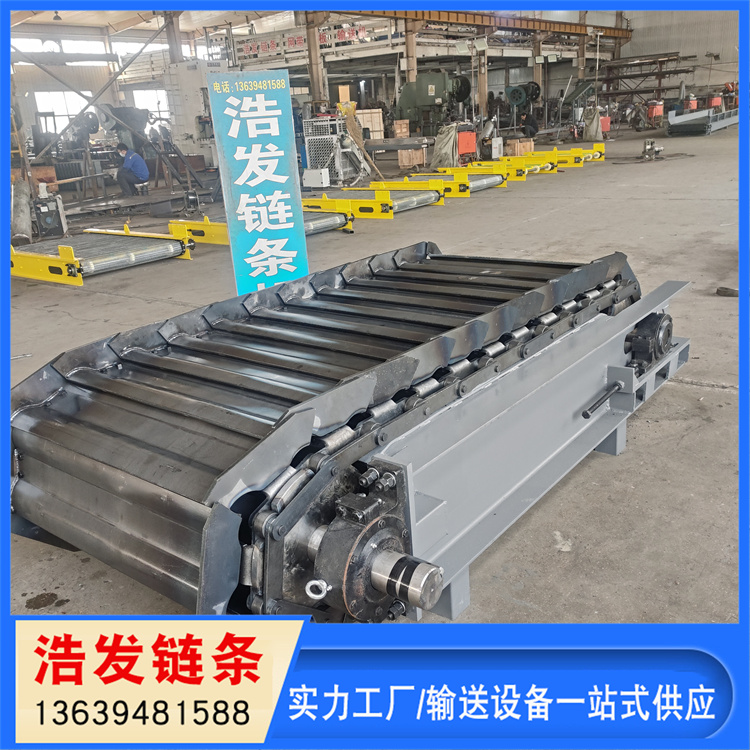 钢厂用鳞板输送机 炉渣900度耐高温鳞板输送 重型板式给料机