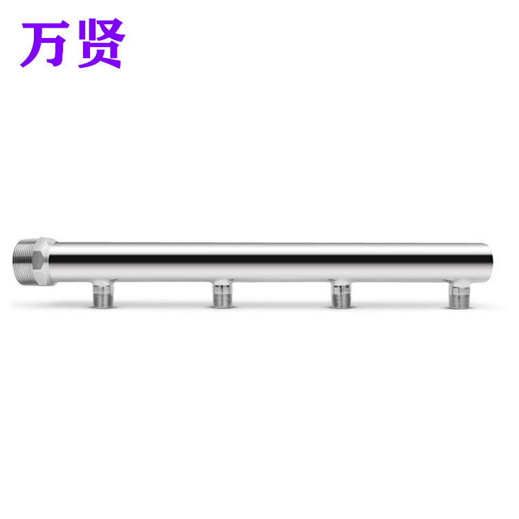 304不锈钢双卡压式分水器分流器给水管连接管件非标可定制1寸6分