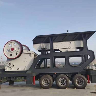 混凝土颚式破机 移动式石子加工机 履带式石机