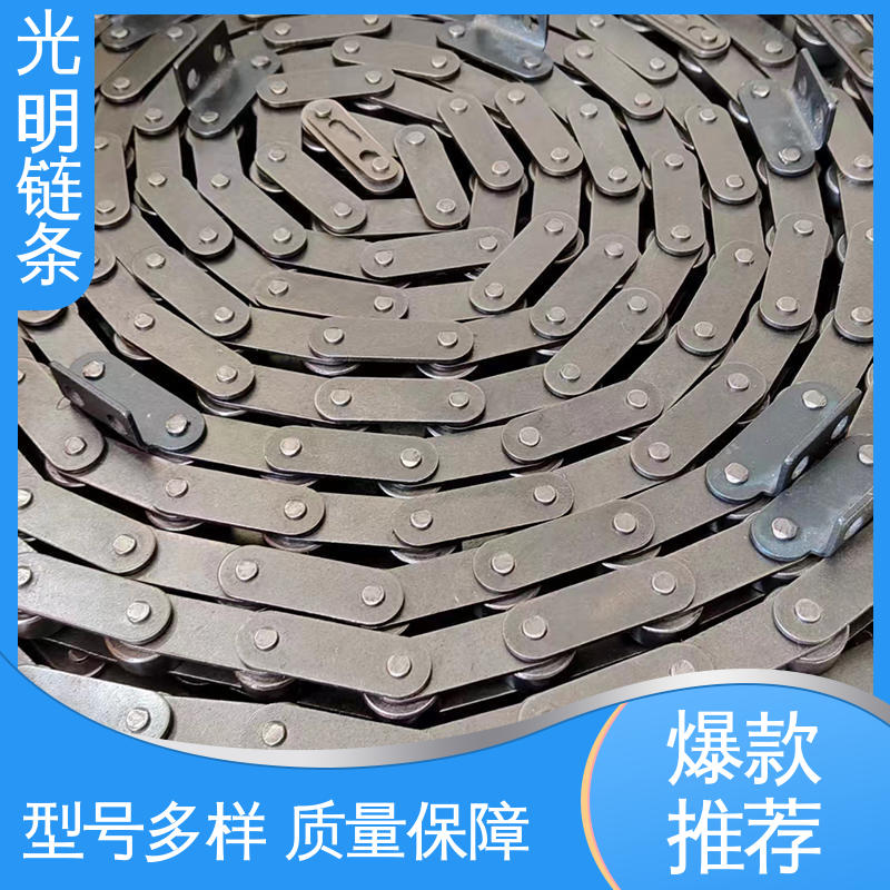 倍速输送链条 耐腐蚀不锈钢 C2060大滚珠直板滚子链节距63.5 光明