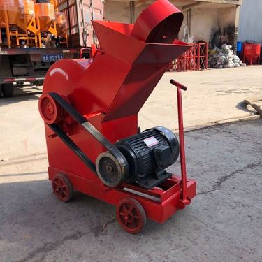 锤式小型砖头粉碎机加气块工地建筑垃圾破碎机移动式