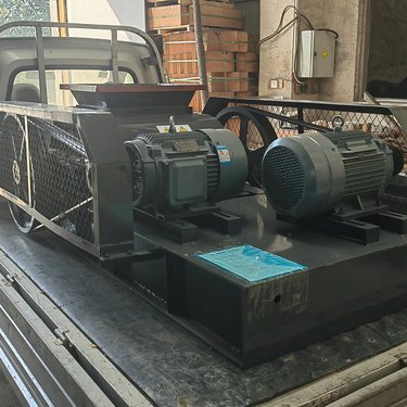 双齿辊钢渣破碎机全自动煤炭河卵石粉碎机 金联机械