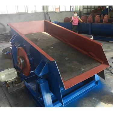 混凝土搅拌站设备砂石分离机直线振动筛选机1540震动筛分机产能