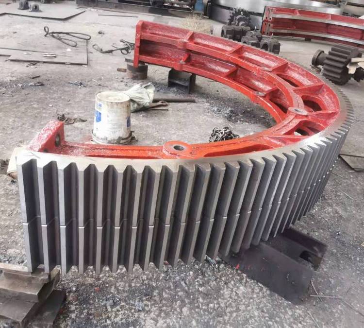 格子型球磨机大齿轮,轮带,更换及维修,2.3米,齿数183