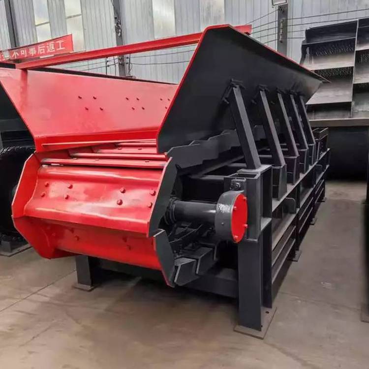 煤矸石链板式上料机 碳钢加厚刮板输送机 赛鼎板式给料机