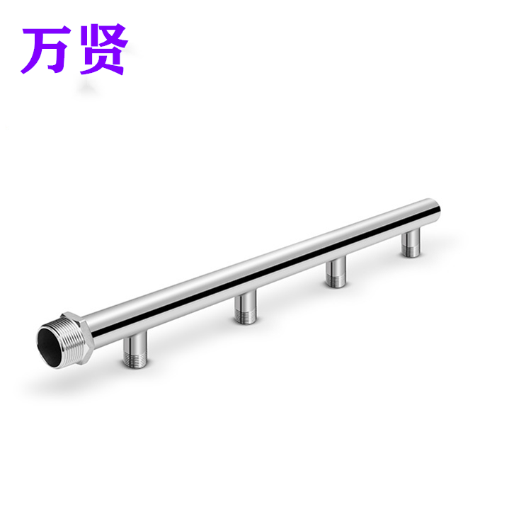 304304不锈钢分水器定制内牙单排 主管DN20 环保设备DN32-40-50-76