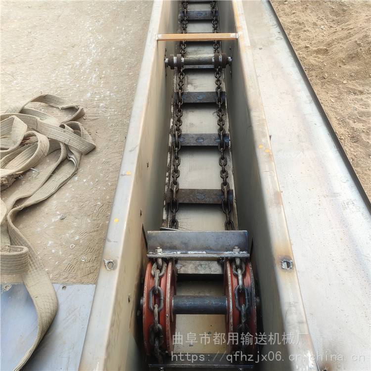 粉煤灰刮板输送机 粮食刮板输送机 链式颗粒刮板机LJKL
