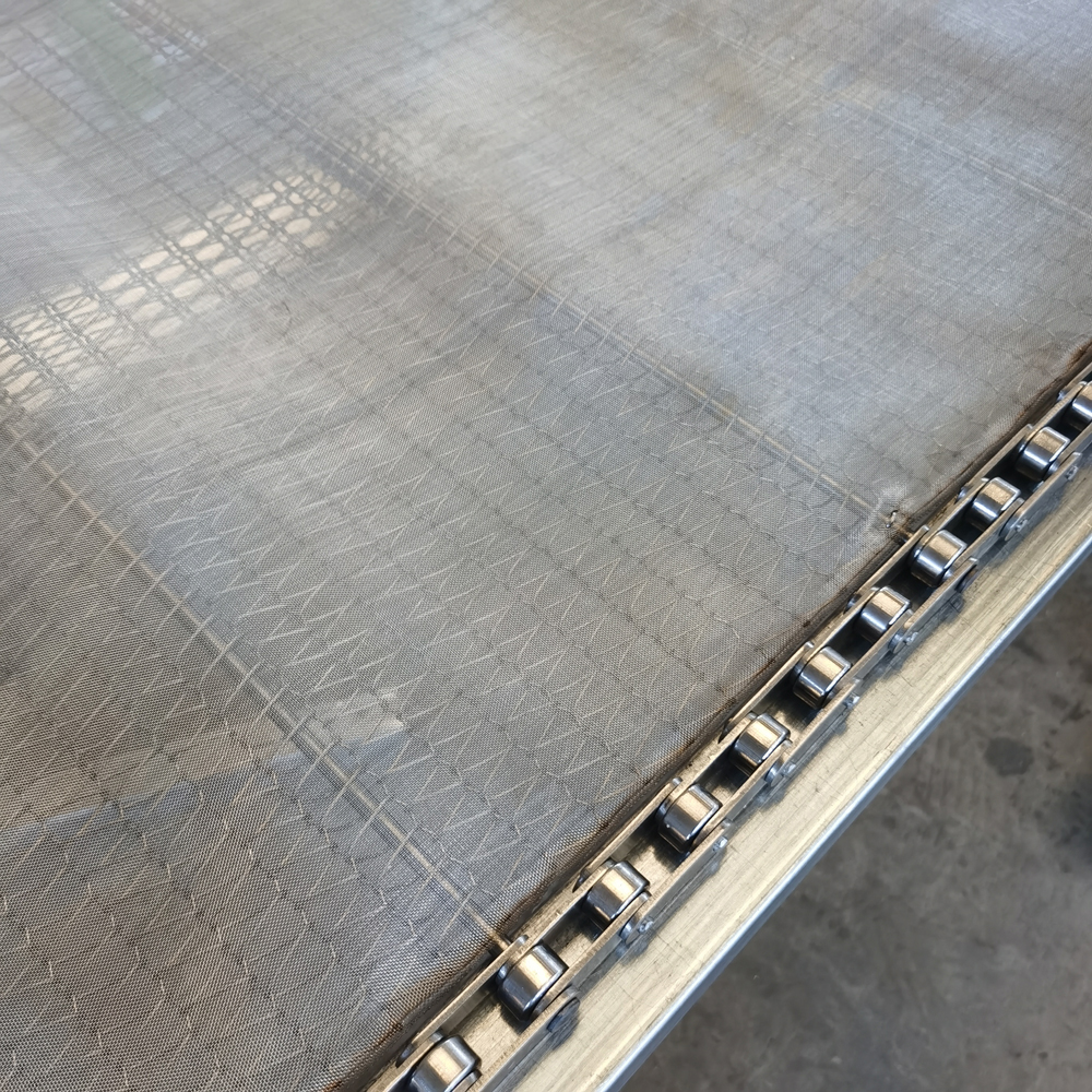 威诺 金银花烘干机输送带 链条筛网传送带 干燥设备网带