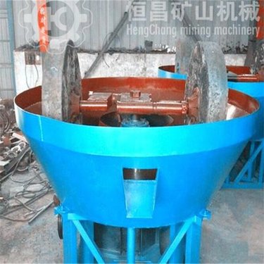 调速出口双轮三轮碾金机 沙金矿100目电碾子 小成本磨矿设备