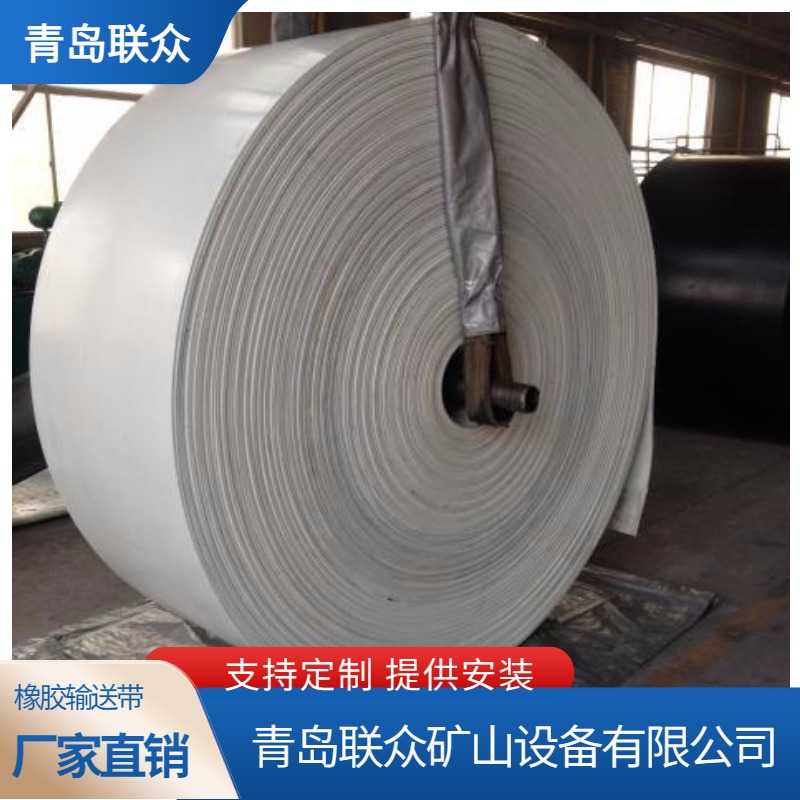 白色PU输送带 耐油性能好 膨化油炸食品运输带 轻型传输带 联众