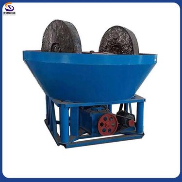 小型沙金设备碾金机 湿碾子研磨机 选金三辊研磨粉机磨矿产量高