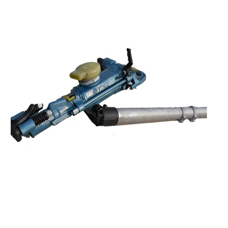 YT28风钻气腿式凿岩机可垂直向上凿顶板上的锚杆孔