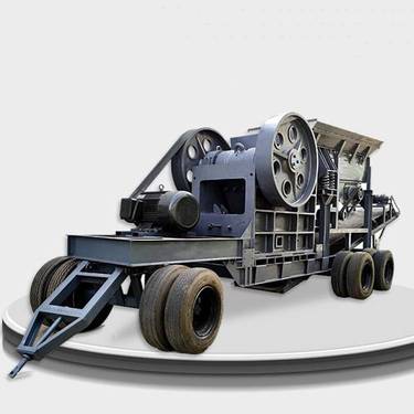 颚式石料破碎机 移动式混凝土粉碎机 尾矿建筑垃圾破碎设备