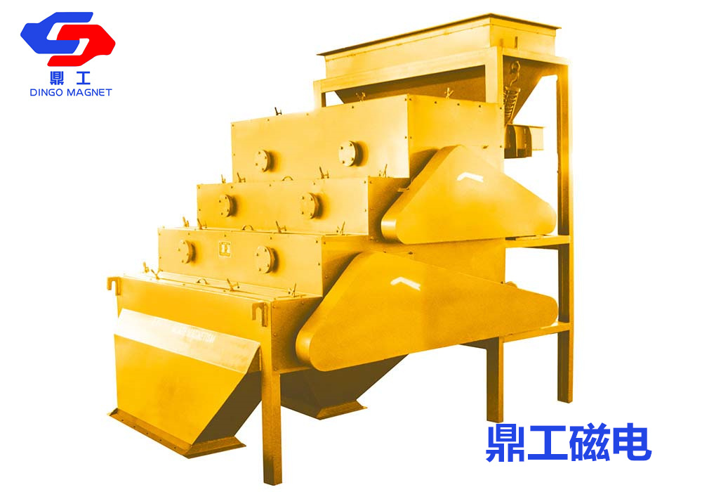 干式磁选机定制型号 鼎工磁电制造 多辊式磁选设备