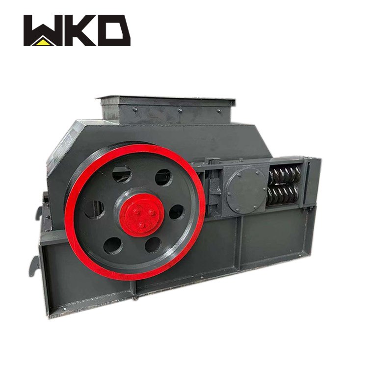 对辊破碎机 移动鹅卵石头双辊碎石机 花岗岩大型制砂机破碎设备