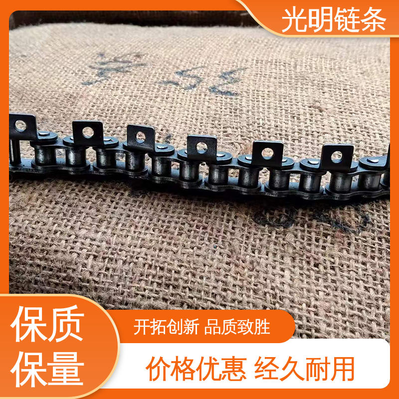 工业起重链条 耐腐蚀不锈钢 C2080单侧双侧带耳传送链 光明