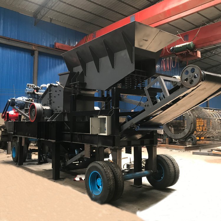 流动式液压打砂机 液压开箱制砂机 锤头固定式打砂机 金马机械