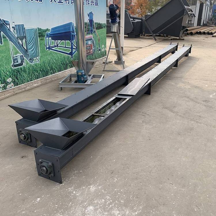 粉煤灰装车用的绞龙 库房大产量装车设备 325型螺旋输送机