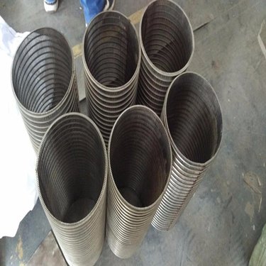 牛场猪场粪便脱水用不锈钢条缝筛网 圆筒筛 304不锈钢条形筛网 耐酸碱抗腐蚀