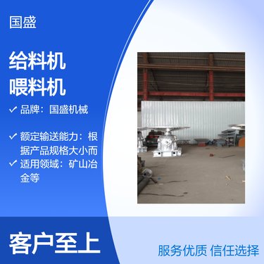 国盛机械定制给料机喂料机直线运动 敞开式 适用矿山冶金 全国配送