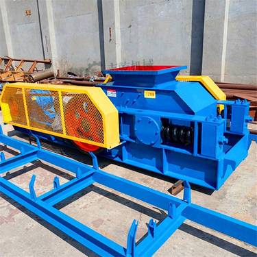 对辊挤压式破碎机 沙石碎石机 石膏粉碎机生产线