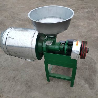 圣鲁小型多功能大豆磨粉机 自吸式家用除尘磨面机