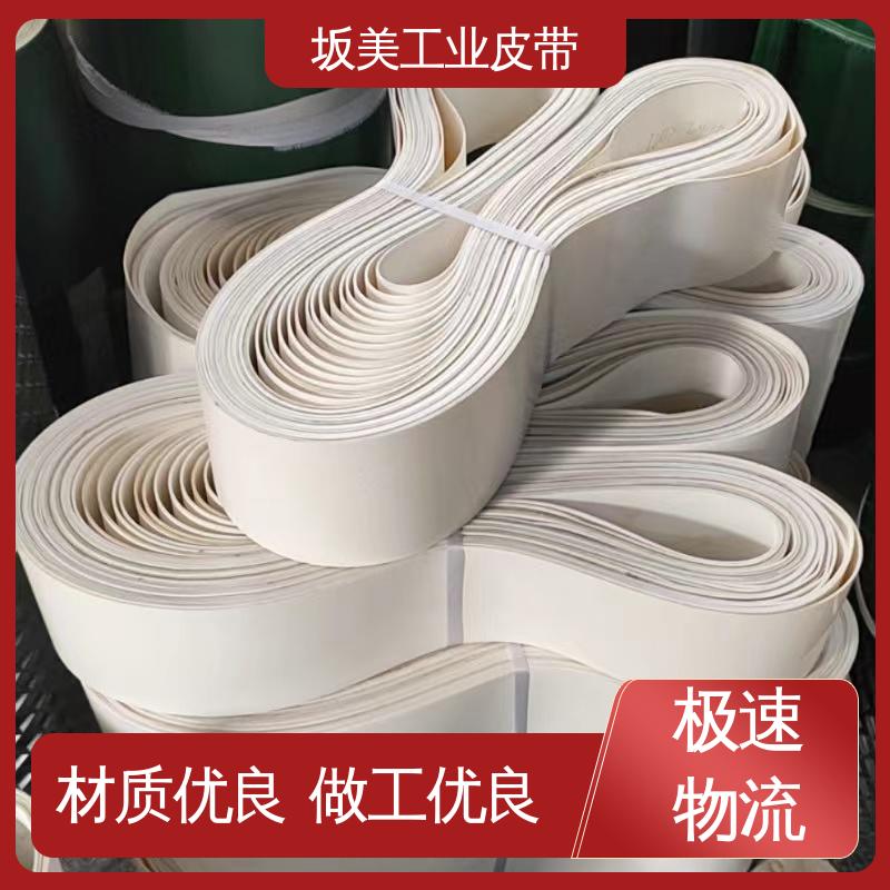 PU裙边挡板输送带 非标定制 工业设备皮带 防滑 坂美