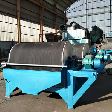 湿式强磁选机 砂铁矿磁选设备 HUAMAI 强磁永磁除铁器