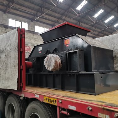 铁矿石小石子辊式制砂机 硅石对辊破碎机 金联机械